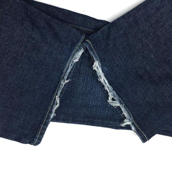 Old Navy Women's Jeans Low Rise Boot Cut Stretch Dark Wash size 8 length 32" - Picture 7 of 8